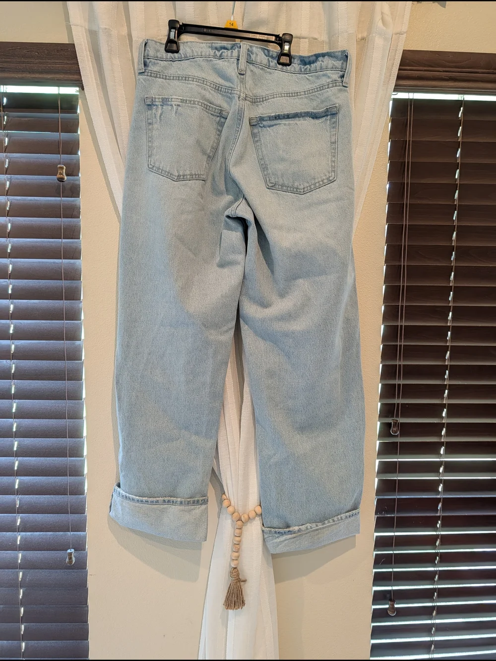 Universal Thread Light Blue Distressed Boyfriend Jeans - Picture 3 of 4